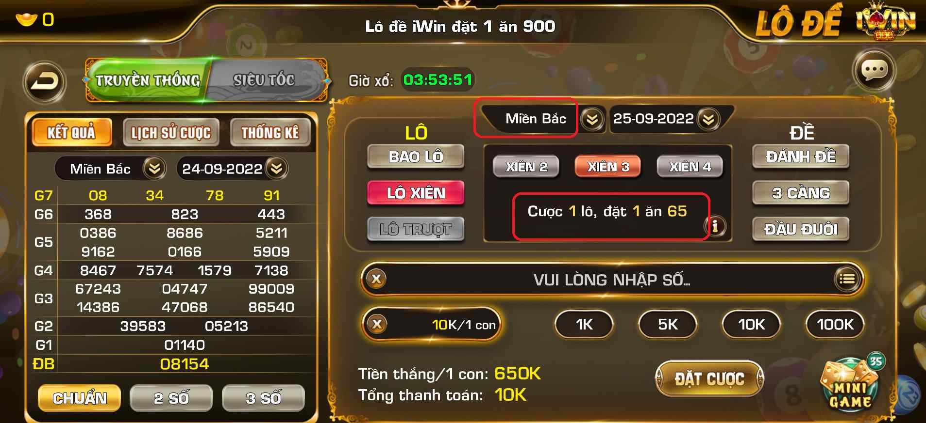 lô xiên quay 3 ăn bao nhiêu 